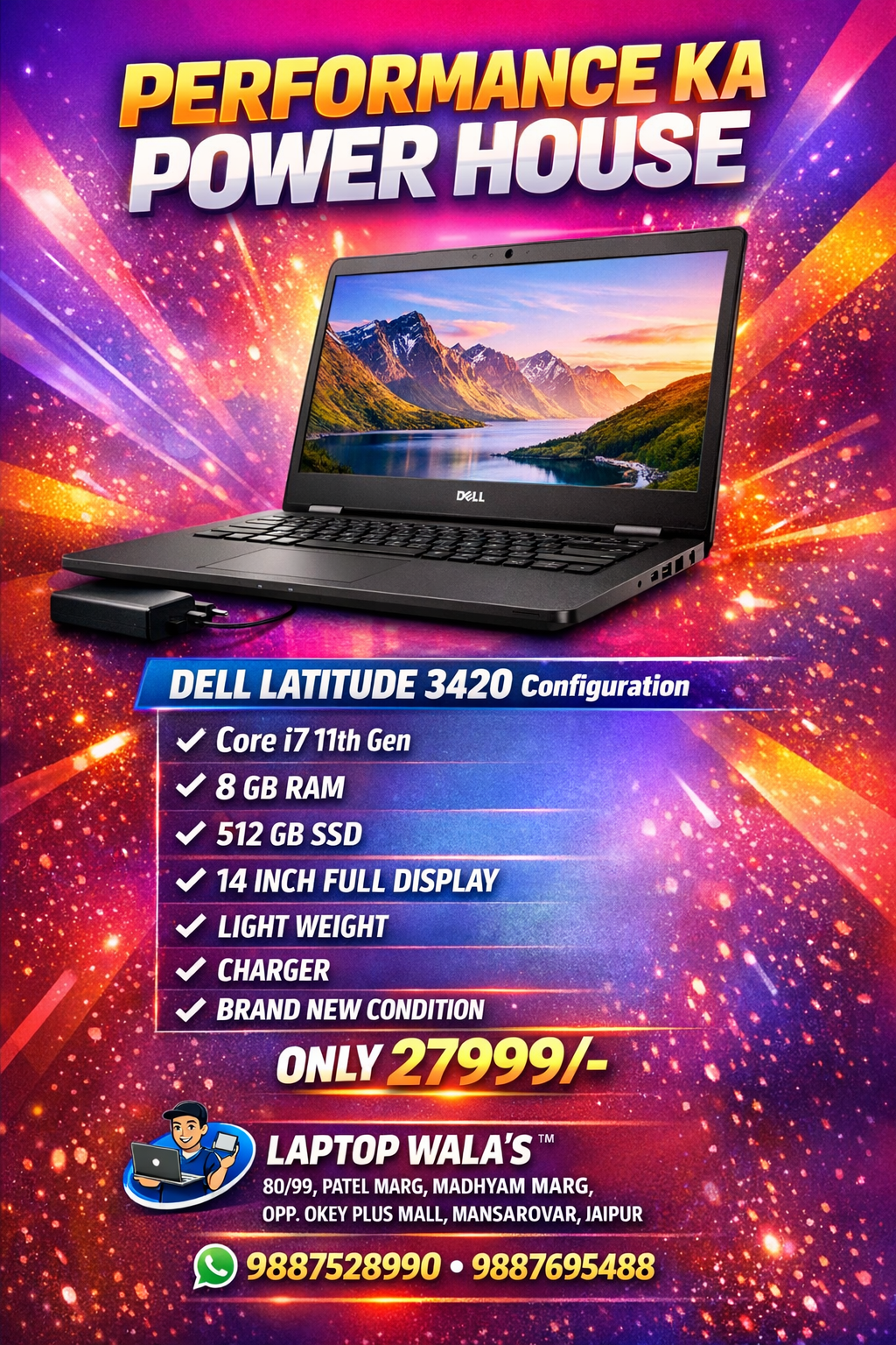 Dell Latitude 3420 Powerfull Laptop