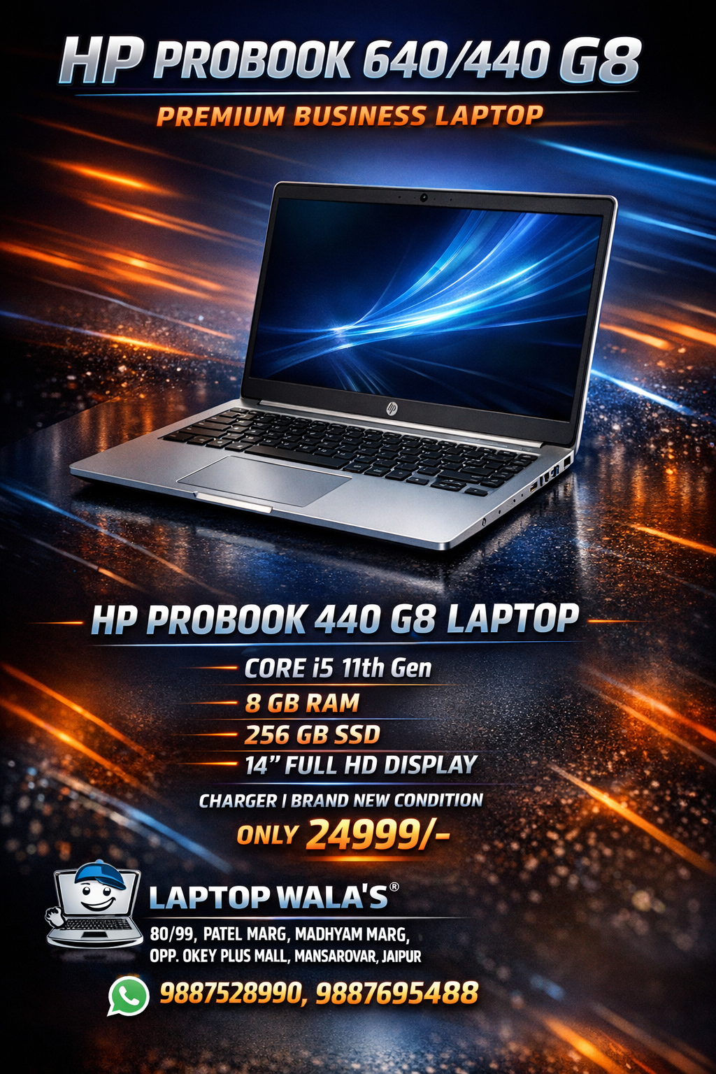 HP ProBook 440 G8 Laptop (High Performance Premium Look)